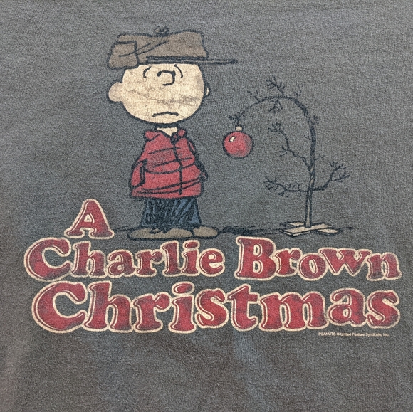 A Charlie Brown Christmas Vintage T-Shirt Printed On Peanuts Branded Tag Size M. - Picture 4 of 9
